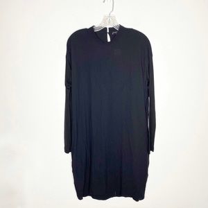 NWT Eileen Fisher Silk Minimalist black Tu…